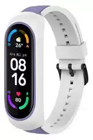 Xiaomi Mi Band 3/4/5/6 White/Purple Dual Color