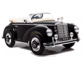 LEAN CARS LS-618 Mercedes-Benz 300S vaikiškas elektrinis automobilis, 12 V, juodas