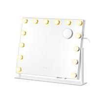 Kosmetinis veidrodėlis SONGMICS LWM001W02, 15 LED lempučių, 58 × 43 cm