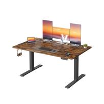 Reguliuojamo aukščio stalas VASAGLE LSD144KD02, elektrinis, su USB-C, Ruda, 140 × 72–120 × 80 cm