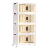 Daiktų laikymo dėžės SONGMICS, 4 lygiai, 220 l, Balta, 60 × 120 × 32,5 cm