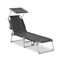 Saulės gultas SONGMICS GCB194BZ02, 189 × 53 × 28,5 cm