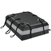 Minkšta automobilio stogo bagažinė, 450 l, Pilka/juoda, 112 × 86 × 43 cm