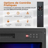 Elektrinis židinio tipo šildytuvas, 750 W / 1500 W, 48,5 × 46 × 14 cm