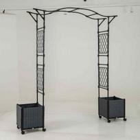 Sodo arka su sodinimo dėžutėmis, 2 dėžutės, 208 × 40 × 250 cm