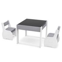 Vaikiškas veiklos stalas, apverčiamas stalviršis, 63,5 × 61 × 48,26 cm
