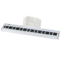 Skaitmeninė pianino klaviatūra, 88 klavišai, Balta, 125 × 23,5 × 24 cm