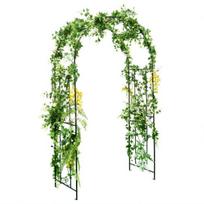 Sodo arka, su grotelėmis, Juoda, 120 × 56 × 220 cm