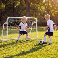 Vaikiški futbolo vartai, su PE tinklu, 121 × 60 × 80 cm