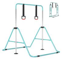 Reguliuojamo aukščio gimnastikos skersinis vaikams, 93-132 cm, mėtų spalvos
