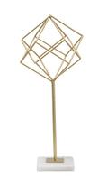 Geometrinė dekoratyvinė skulptūra, 16 × 41,5 × 18 cm