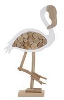 Dekoratyvinė flamingo skulptūra Mauro Ferretti, 31 × 56 × 9 cm