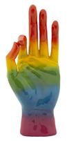 Dekoratyvinė ranka „Rainbow OK“, 16 × 36 × 10,5 cm