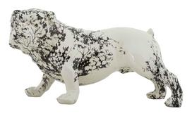 Dekoratyvinė buldogo skulptūra, 38 × 21 × 18,5 cm