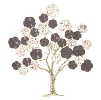 Sienų dekoratyvinis skydas Albero Purpy, 73,7 × 80 × 5 cm