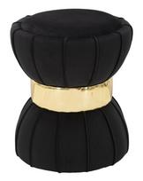 Pufas Mauro Ferretti Flower, Juoda