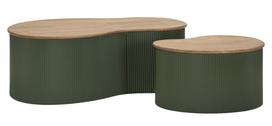 Kavos staliukų komplektas Frankfurt, 2 vnt, 87 × 53 × 32 cm / 50 × 35 × 28 cm