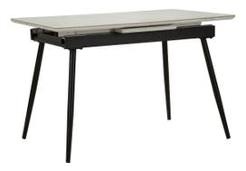 Prailginamas valgomojo stalas Matt, centrinis praplėtimo mechanizmas, 120 × 80 × 75 cm