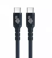 USB C - USB C kabelis 50 cm silikoninis juodas 2.0