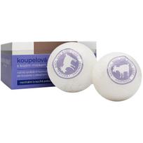 Vivaco VivaPharm Kozí Bath Bomb With Goat's Milk vonios bombos su ožkos pienu, 2 x 75 g