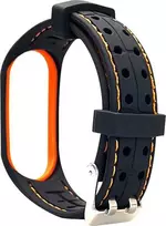 Strap Xiaomi Mi Band 7 Black-Orange