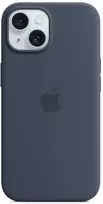 "Silicone Case with MagSafe iPhone 15 (MT0N3ZM/A)" Storm Blue