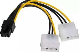AKYGA ADAPTERIS 2X MOLEX / PCI-EXPRESS 6-PIN AK-CA-13