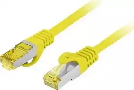 Patchcord S/FTP Cat.6A LSZH CU 0.5m yellow