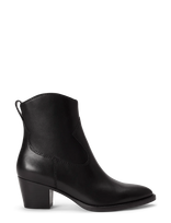 Lauren Ralph Lauren - Harpher Calfskin Bootie - Aulinukai - Juoda