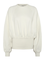 Topshop - Tsrega Cinch Waist Ruched Sweat Jrs - Megztinis - Kreminė spalva