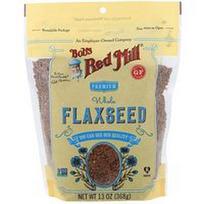 Bob's Red Mill, Aukščiausios kokybės neskaldytų linų sėmenų, be glitimo, 368 g