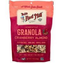 Bob's Red Mill, Namų stiliaus granola, spanguolių migdolai, 11 uncijos (312 g)