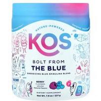 KOS, Kaip staigmena iš giedro dangaus, energizuojantis mėlynosios spirulinos mišinys, uogos, 221 g