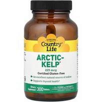 Country Life, Arctic-Kelp®, 225 mcg, 300 tablečių