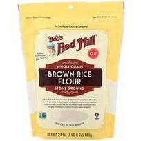 Bob's Red Mill, Rudieji ryžių miltai, viso grūdo, be glitimo, 680 g