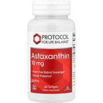 Protocol for Life Balance, Astaksantinas, 10 mg, 60 minkštųjų kapsulių
