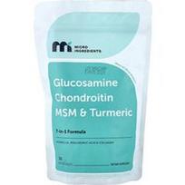 Micro Ingredients, Gliukozamino, chondroitino, MSM ir ciberžolės, 300 tablečių, padalintų į dvi dalis