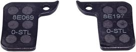 SRAM Monoblock Road/Level A1 (2017-2019) Organic With Steel Backing Plate Black kaladėlės