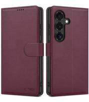 Raudonas atverčiamas dėklas Samsung Galaxy S26 FE telefonui "Tech-Protect Wallet"