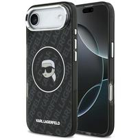 Karl Lagerfeld IML Karl Head Logo MagSafe Case for iPhone 17 Air, Black