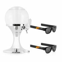 Pakuotė su InnovaGoods alaus dozatoriumi ir 2 sulankstomais Sunfold Spain Black akiniais