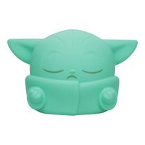 PALADONE STAR WARS dekoratyvinis silikoninis LED šviestuvas Grogu SquishyGlo, įkraunamas, PP13691MAN