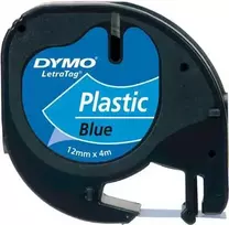 Dymo LetraTAG -muoviteippi 12 mm x 4 m, sininen