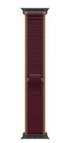 APPLE 49mm Burgundy Trail Loop - M/L - Black Titanium Finish | MKA94ZM/A