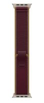 APPLE 49mm Burgundy Trail Loop - M/L - Natural Titanium Finish | Apple | MK8H4ZM/A