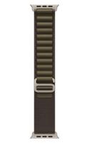 APPLE 49mm Dark Olive Alpine Loop - Small - Natural Titanium Finish | Apple | MK794ZM/A