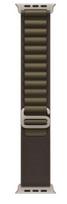 APPLE 49mm Dark Olive Alpine Loop - Medium - Natural Titanium Finish | Apple | MK7A4ZM/A