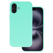 Silicone Lite apsauginis dangtelis iPhone 16 mint modeliui