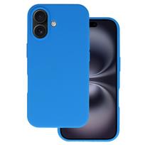 „Silicone Lite“ apsauginis dangtelis, skirtas iPhone 16 modeliui, mėlynas