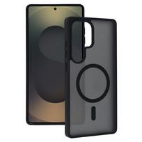 Tel Protect Aura Matte MagSafe apsauginis dėklas, skirtas Samsung Galaxy S25/S24, juodas